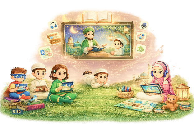 Children reading together